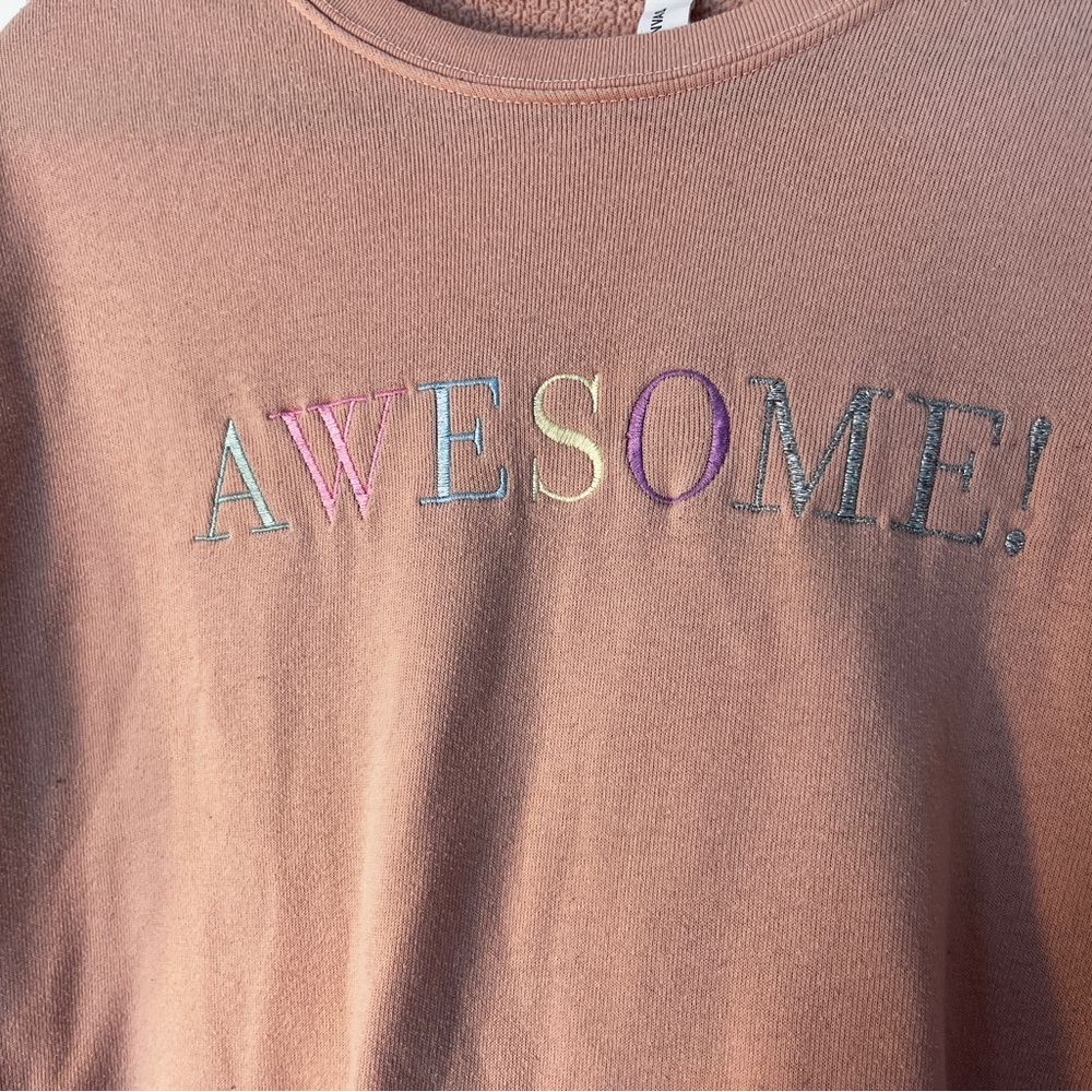 AUTHENTHIC TAYLOR SWIFT MERCH Peach Pullover Sweatshirt Lover Era AWESOME